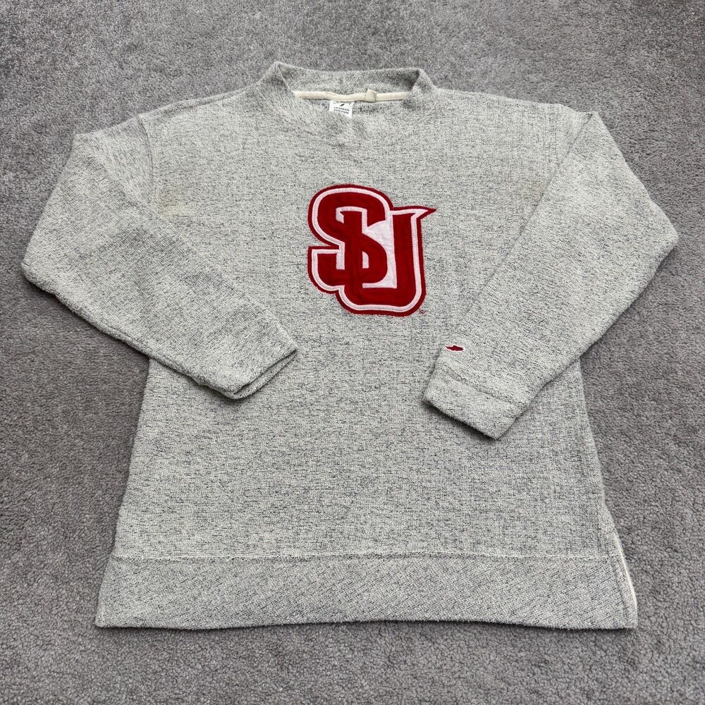 League Collegiate Outfitters St. John's University Sweatshirt Women Small Gray